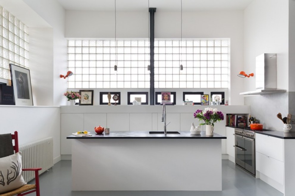 Industrial Warehouse Flat | Open Plan Kitchen | Interior Designers